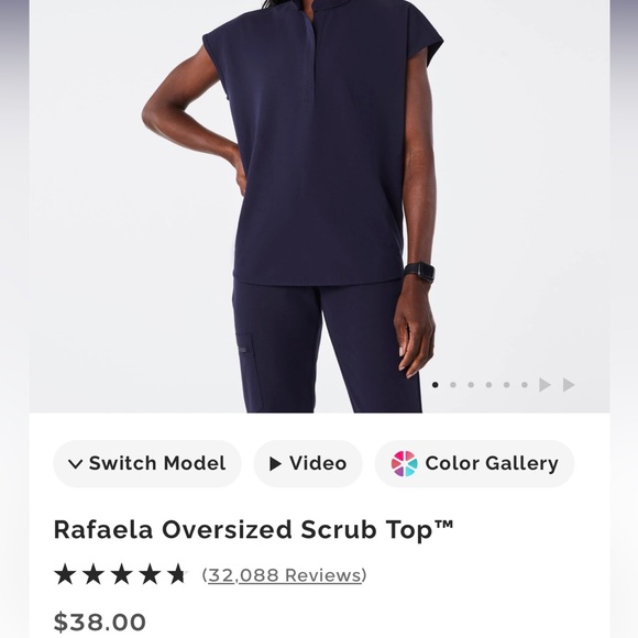 Figs Rafaela Oversized Scrub Top - Picture 5 of 5